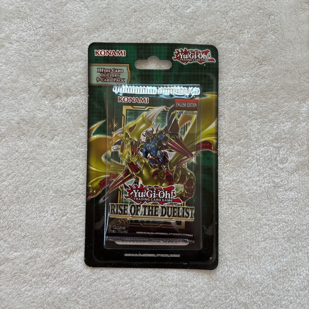 English 1st edition Yu-Gi-Oh Rose of the Duelist blister pack